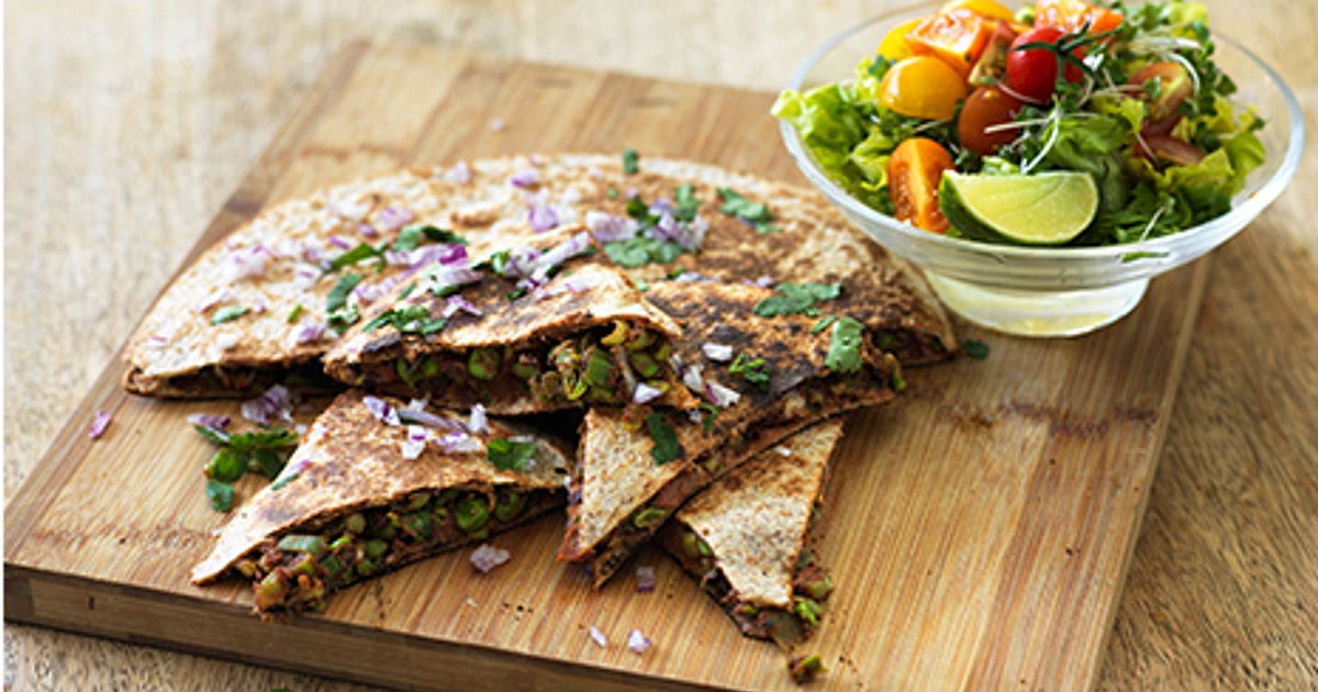 Spicy bean quesadillas Recipe | Samsung Food App