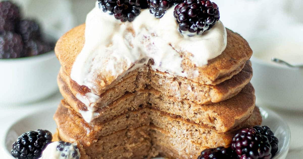 Oat Milk Pancakes with Egg Recipe | Samsung Food App
