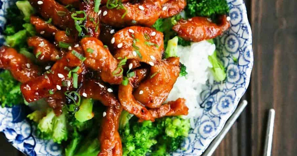 Easy Garlic Ginger Glazed Sticky Pork Recipe | Samsung Food App