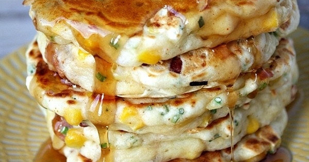 Bacon and Corn Griddle Cakes Recipe | Samsung Food App