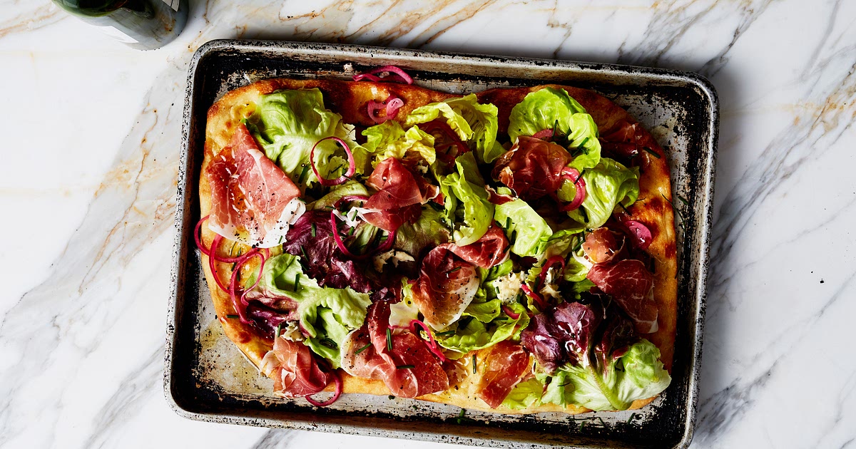 Salad Pizza Recipe | Samsung Food App