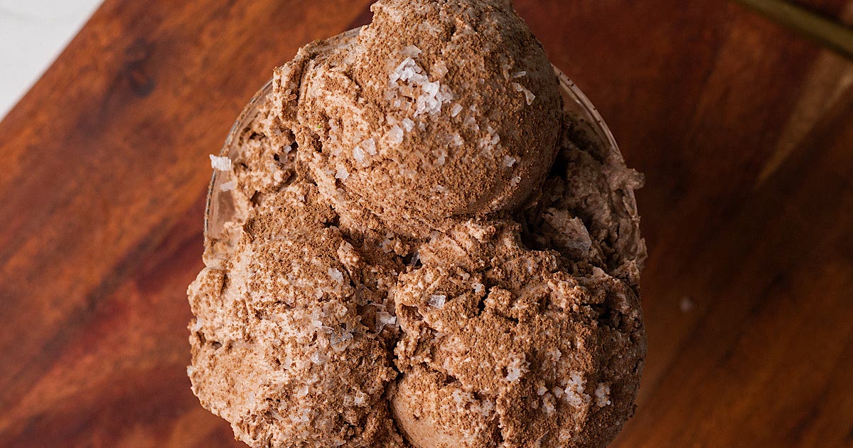 Chocolate Cottage Cheese Ice Cream (ice cream) Recipe | Samsung Food App