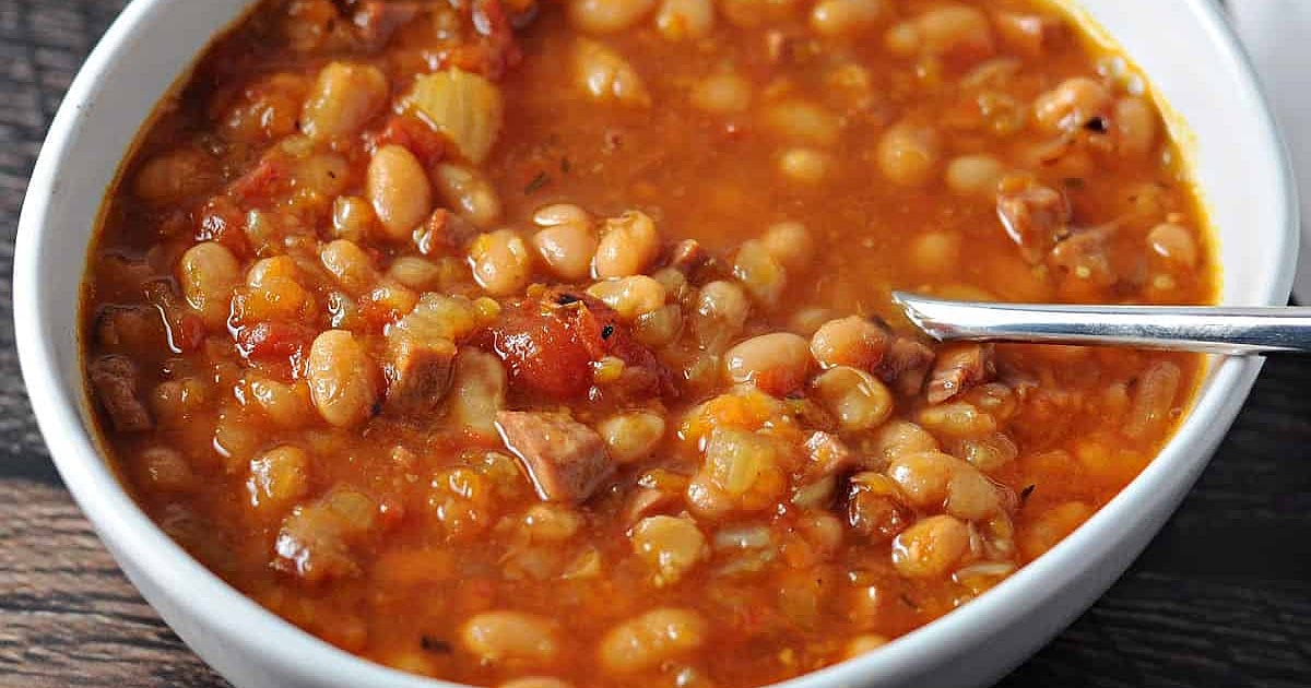 Instant Pot Navy Bean Soup with Ham Recipe | Samsung Food App