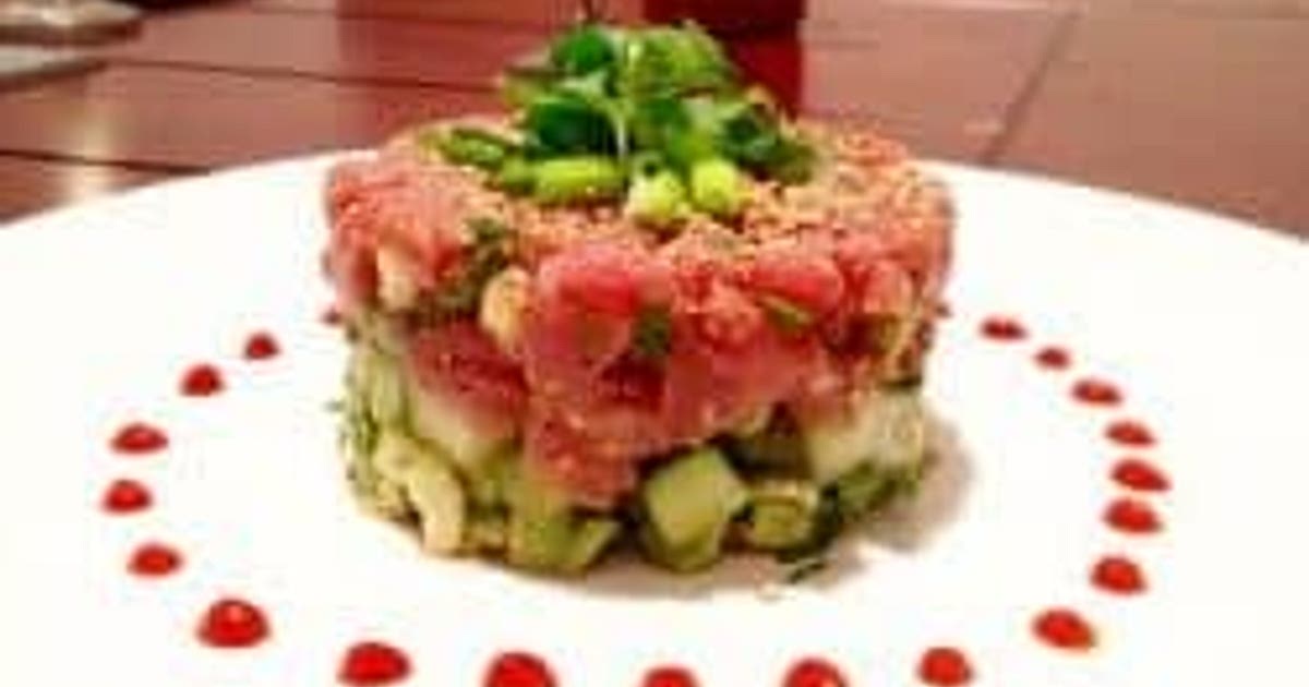 Tuna Tartare in sesame ginger sauce Recipe | Samsung Food App