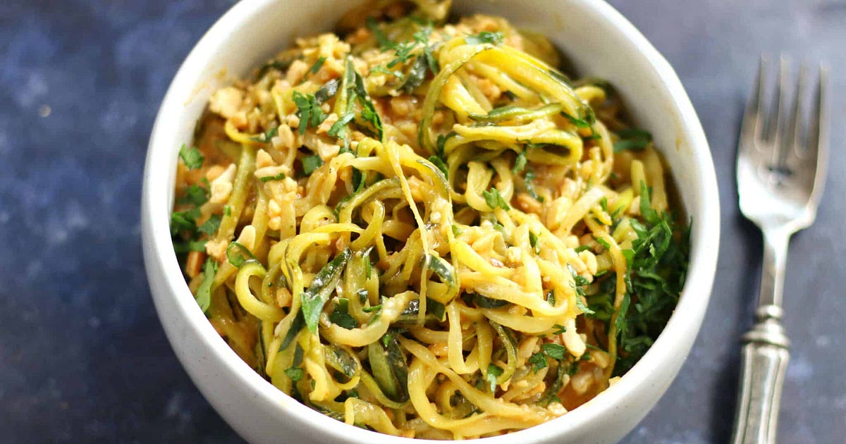 Zucchini Noodles with Peanut Sauce Recipe | Samsung Food App