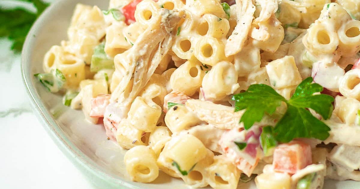 Chicken Macaroni Salad Recipe | Samsung Food App