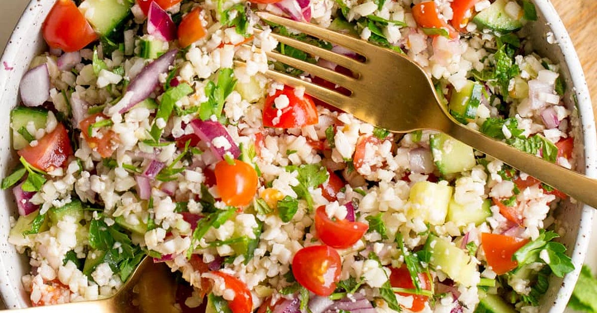 Cauliflower Rice Tabbouleh Recipe | Samsung Food App