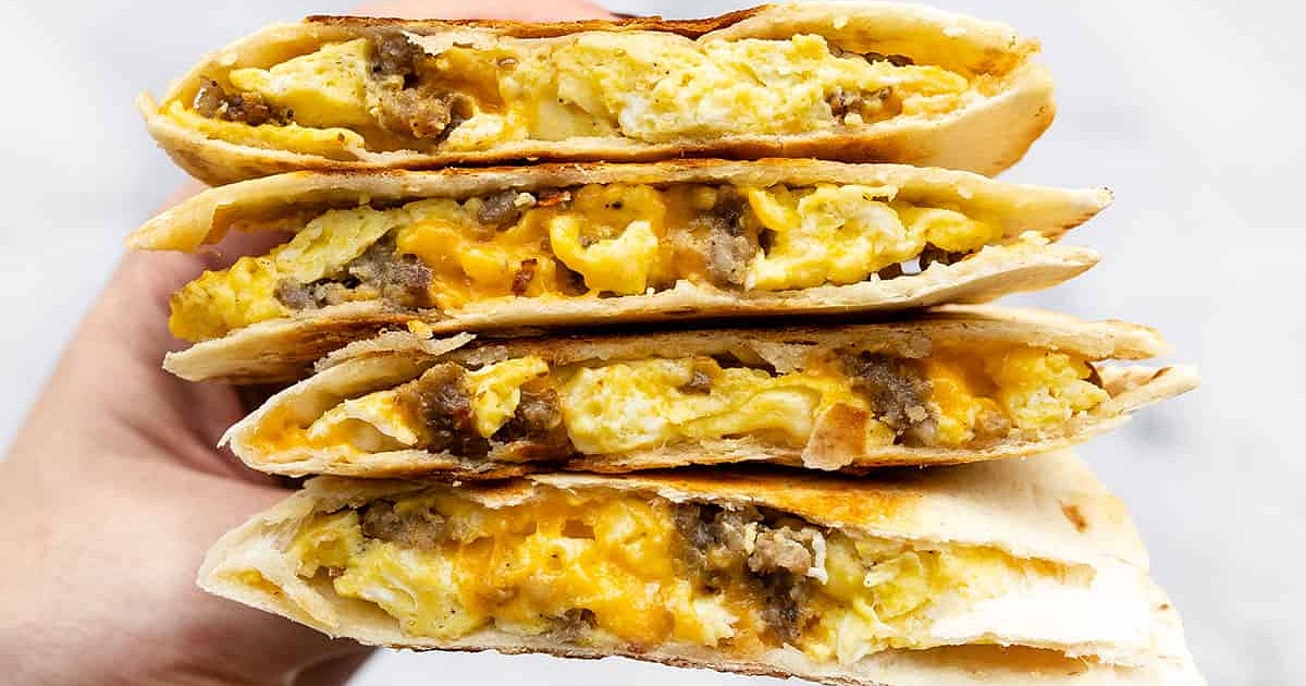 Sausage and Egg Breakfast Quesadillas Recipe | Samsung Food App