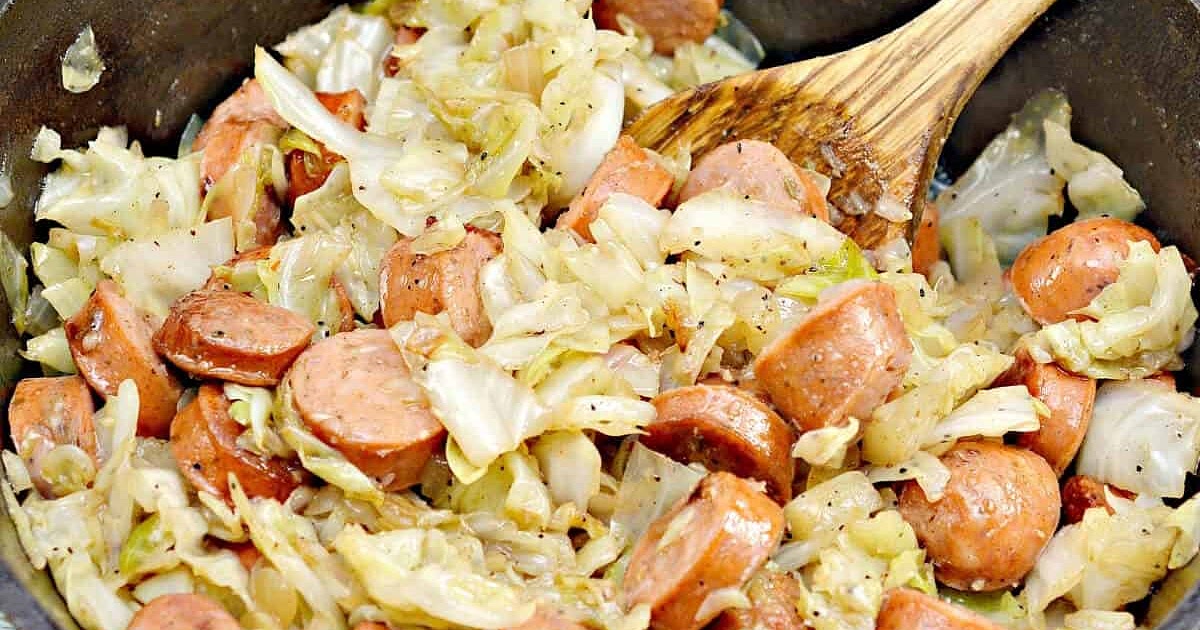 Sausage and Cabbage Skillet Recipe | Samsung Food App