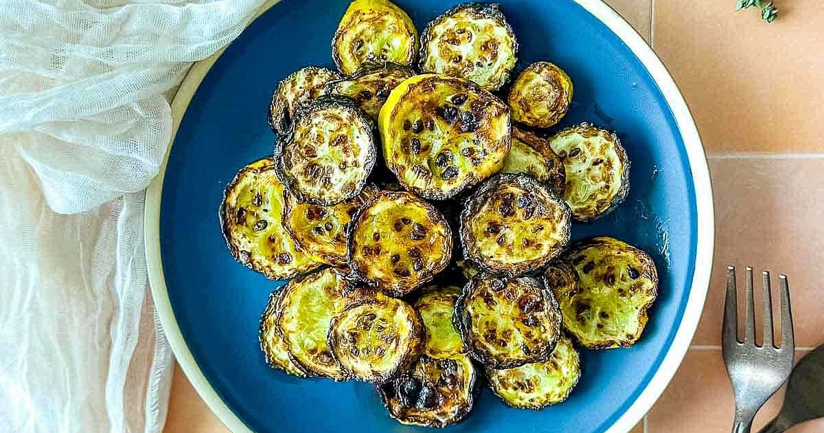 Easy Air Fryer Zucchini and Squash Recipe | Samsung Food App