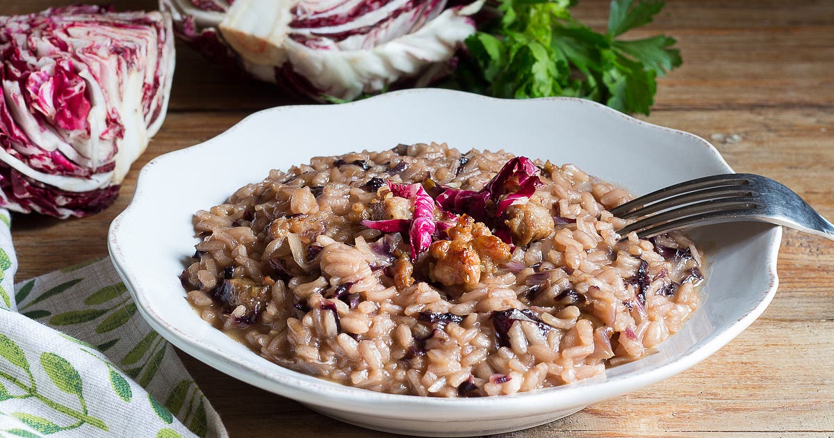 RISOTTO AL RADICCHIO CON SALSICCIA Recipe | Samsung Food App