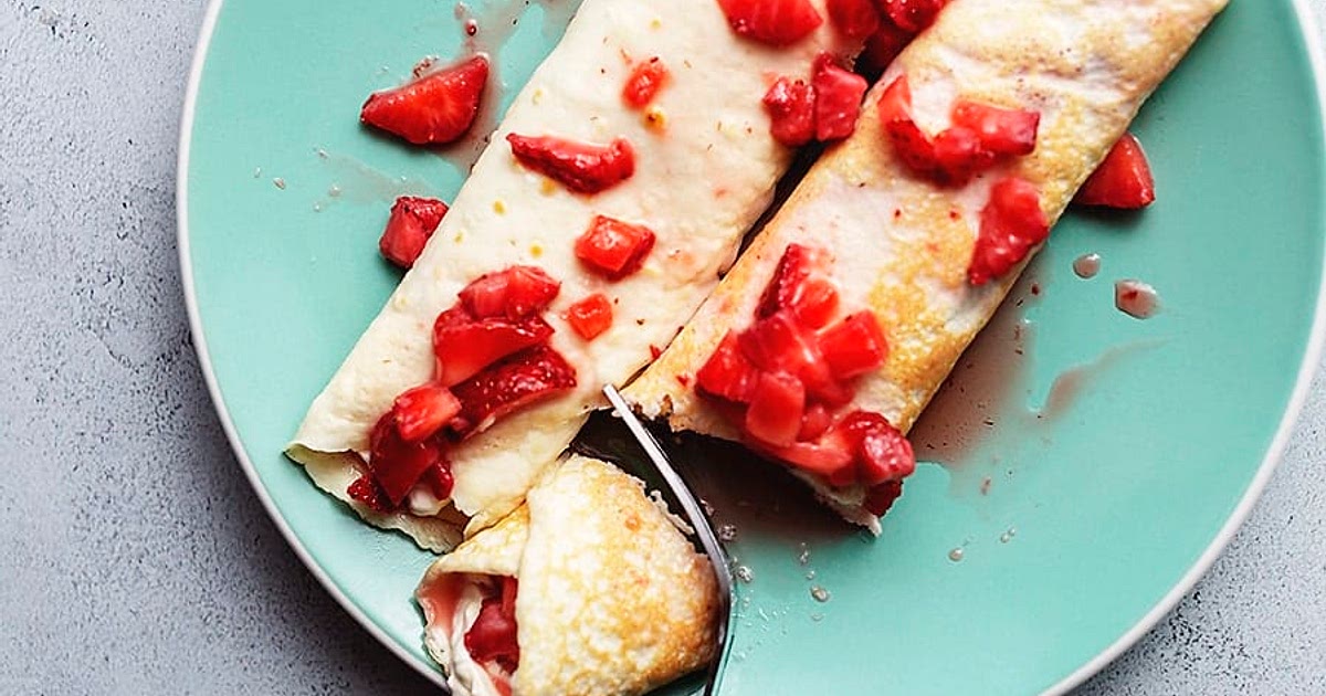 Strawberry Cream Cheese Crepe Filling Recipe | Samsung Food App