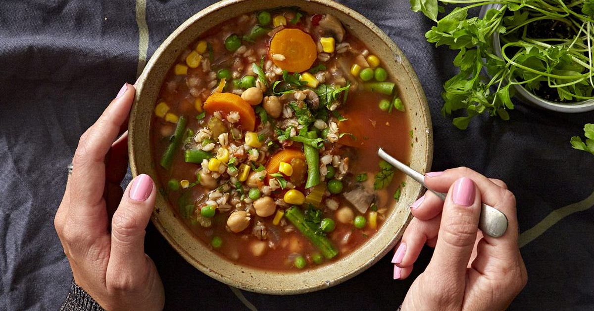 Vegetable barley soup Recipe | Samsung Food App