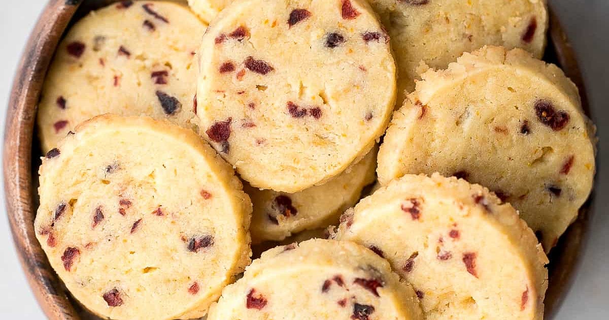 Cranberry Orange Shortbread Cookies Recipe | Samsung Food App