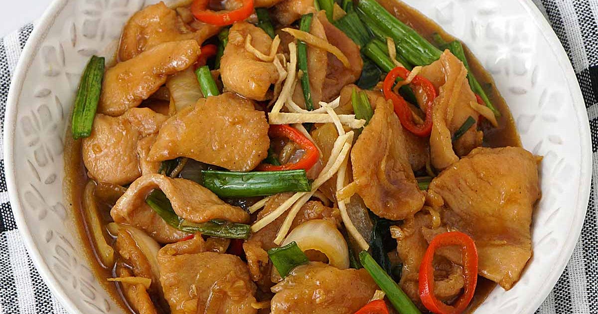 Chicken with Ginger and Spring Onion Recipe | Samsung Food App