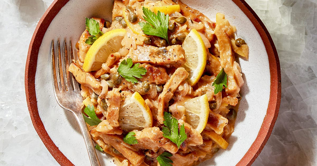 Extra Lemony Seitan Piccata Recipe | Samsung Food App