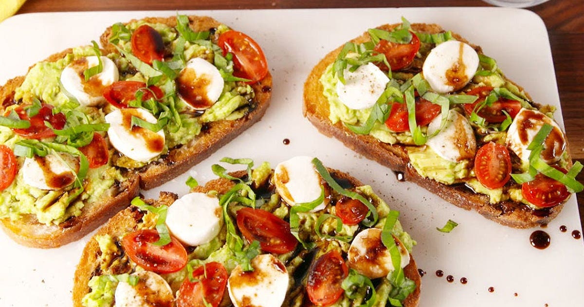 Caprese Avocado Toast Recipe | Samsung Food App