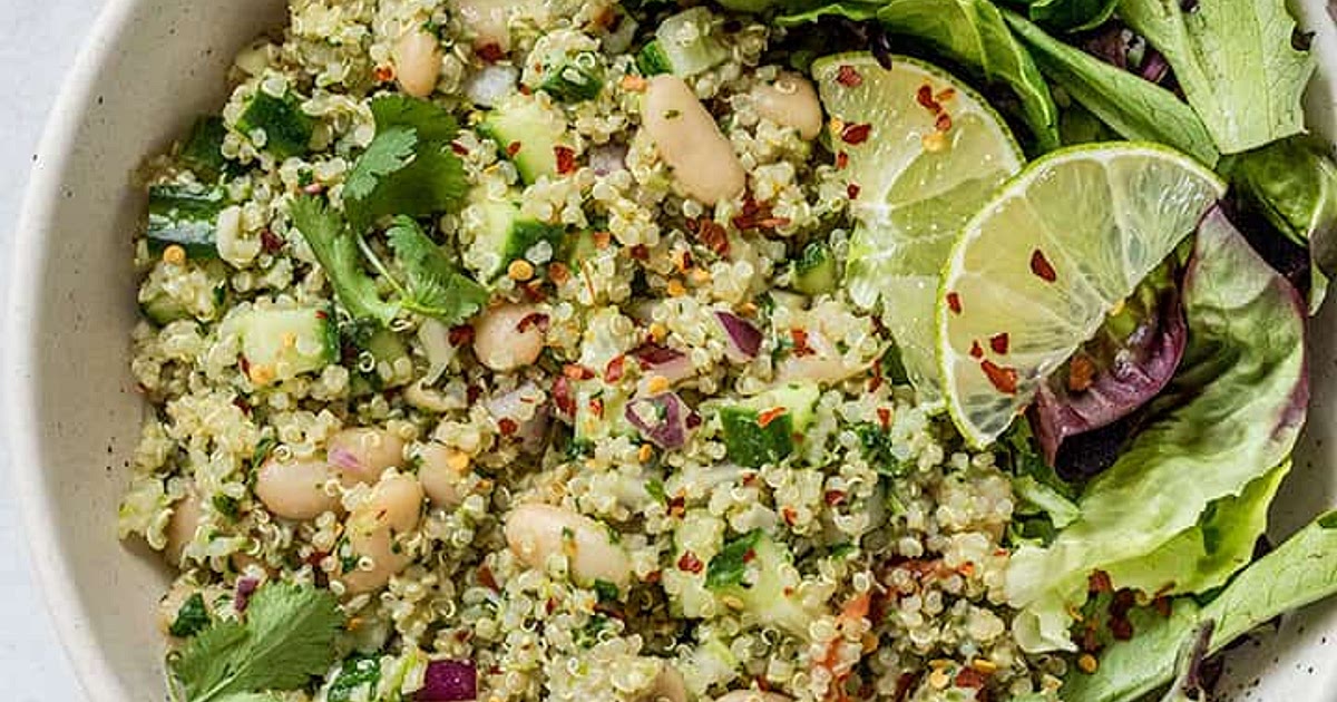 Cilantro Lime Quinoa Salad Recipe | Samsung Food App