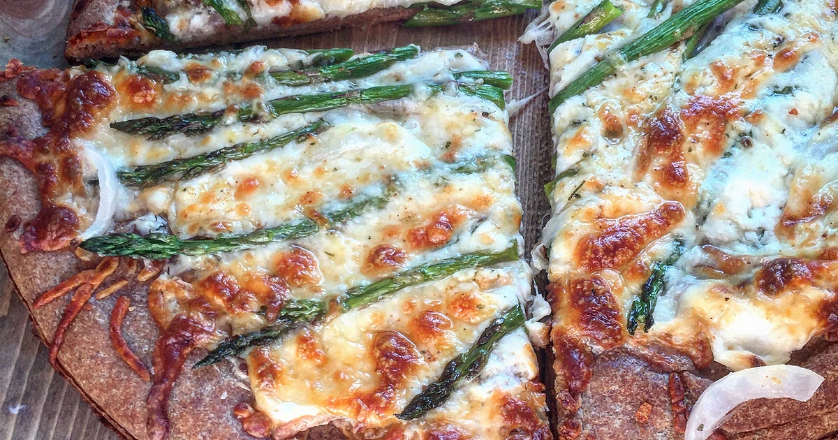 Asparagus White Pizza Recipe | Samsung Food App