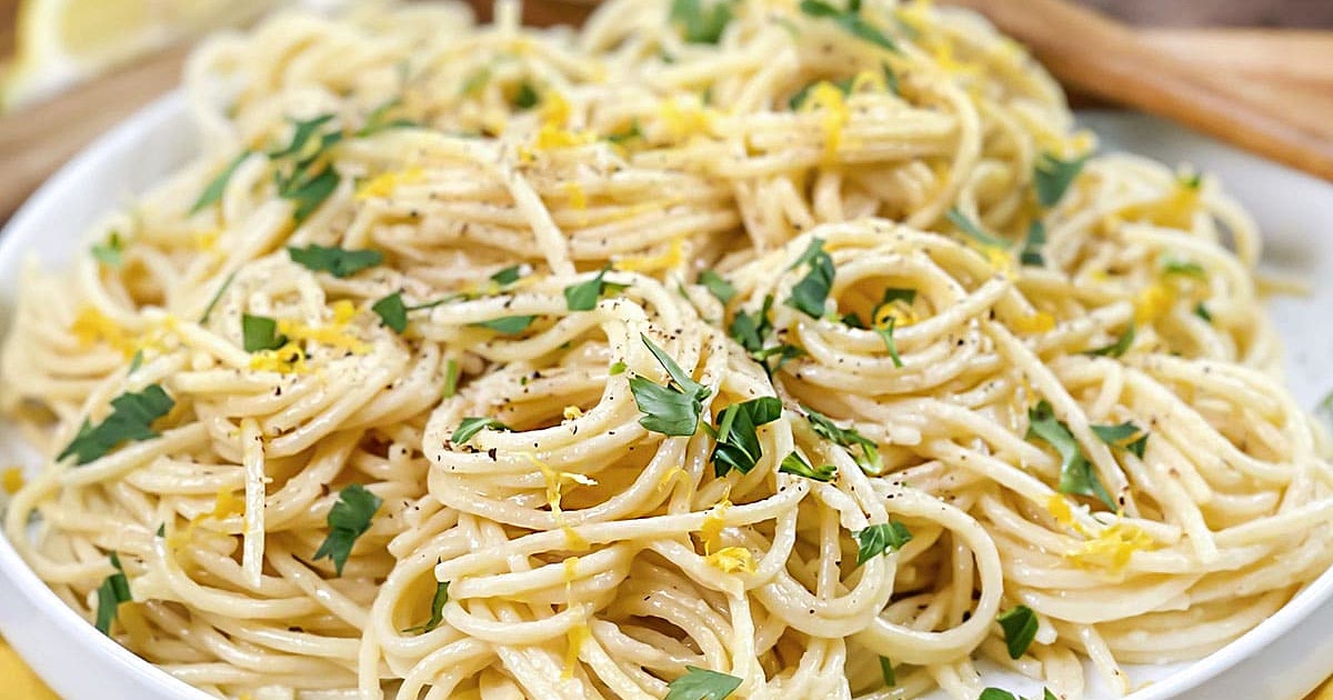 Lemon Pasta Recipe | Samsung Food App
