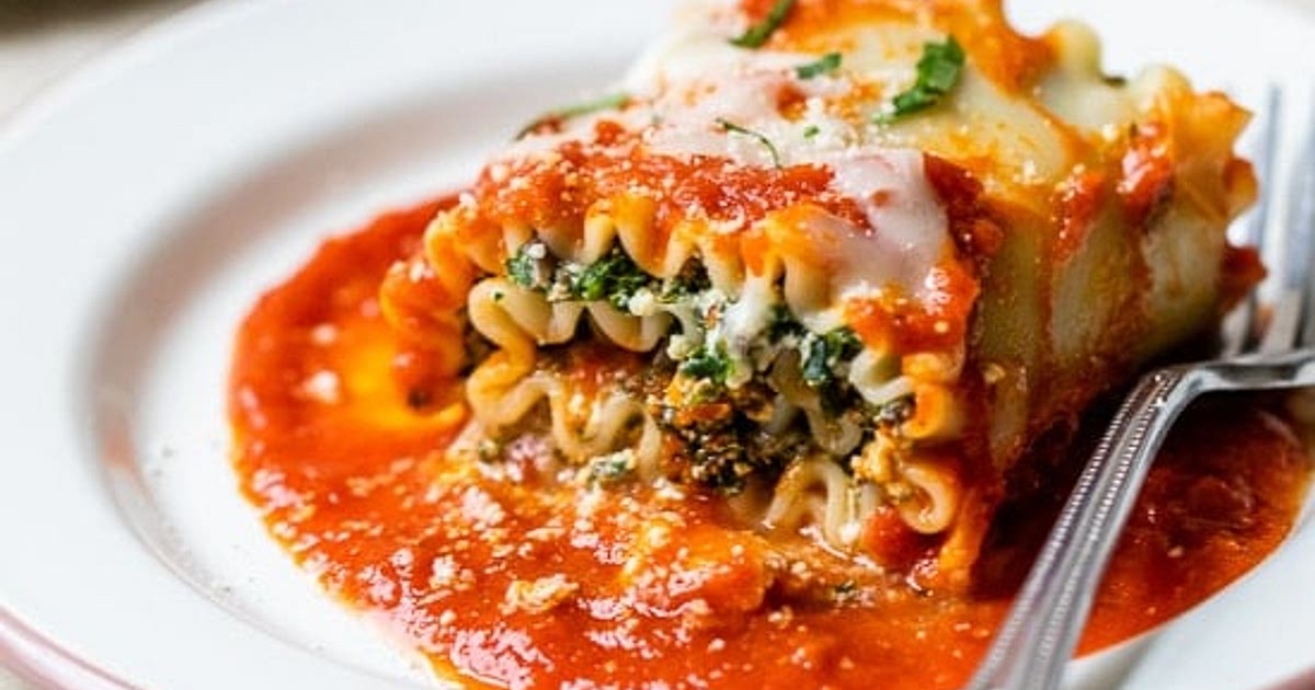 Mushroom Kale Lasagna Rolls Recipe | Samsung Food App