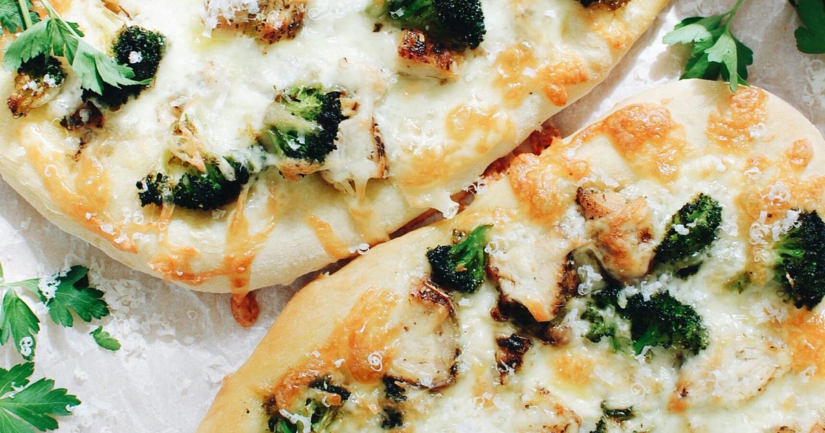 Chicken and Broccoli Pizzas Recipe | Samsung Food App