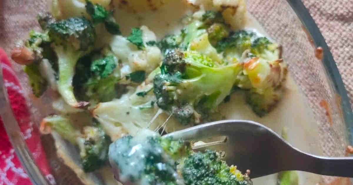 Keto Broccoli Cauliflower Casserole (Vegetarian) Recipe | Samsung Food App