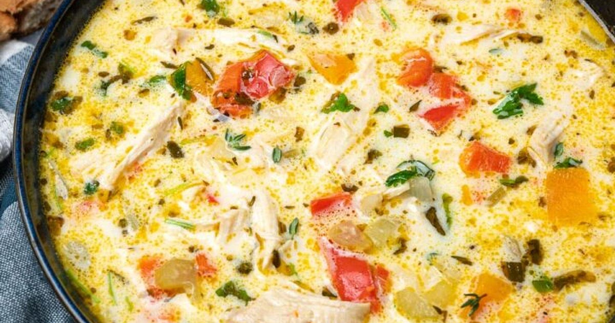 Instant Pot Creamy Chicken Soup Recipe | Samsung Food App
