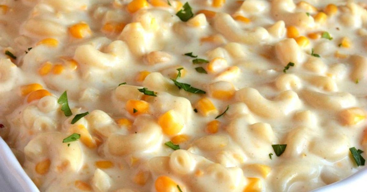 Creamed Corn Macaroni and Cheese Recipe | Samsung Food App