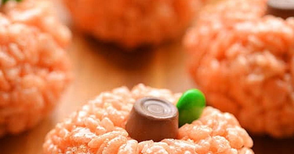 Rice Krispie Treat Pumpkins Recipe | Samsung Food App