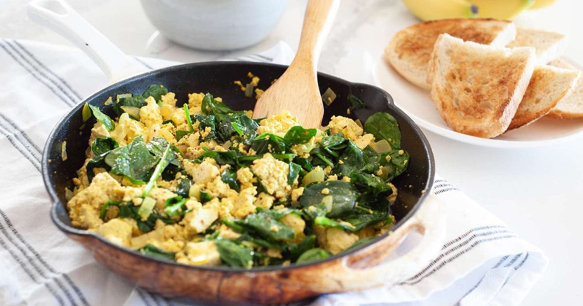 Spinach Tofu Scramble Recipe | Samsung Food App