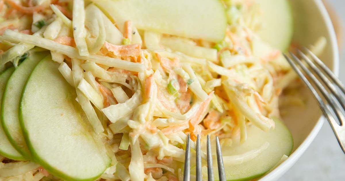 Crispy & Creamy Apple Slaw Recipe | Samsung Food App