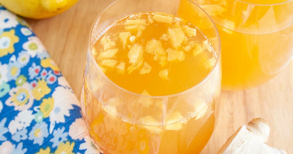 Lemon Ginger Kombucha Recipe | Samsung Food App