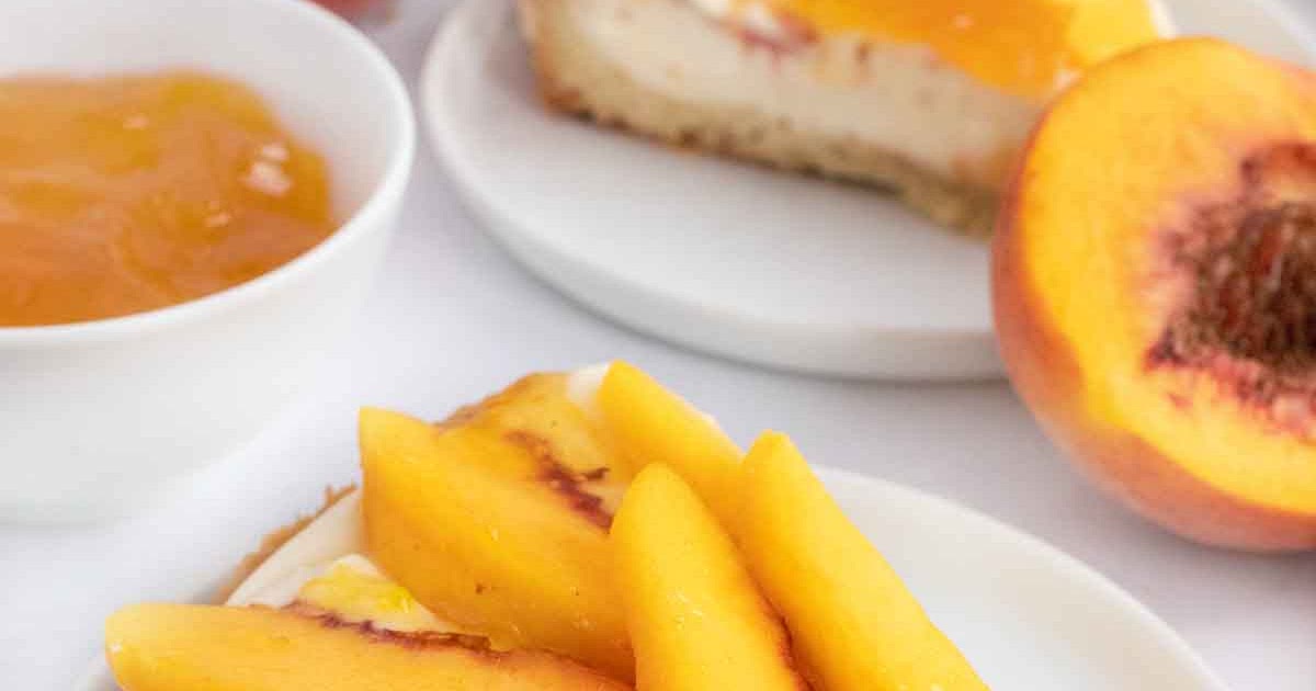 No Bake Peach Tart Recipe | Samsung Food App