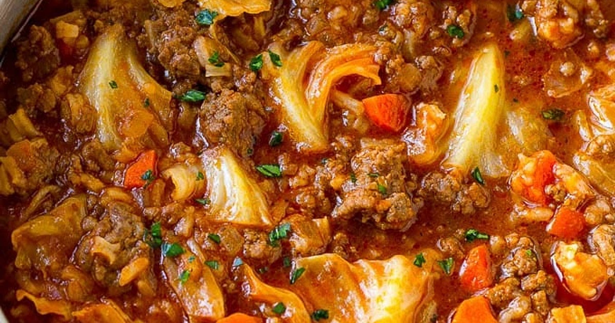 Cabbage Roll Soup Recipe | Samsung Food App