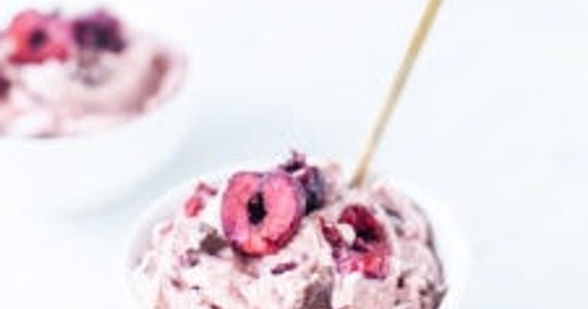 Cherry Chocolate Chip Nice Cream Recipe | Samsung Food App