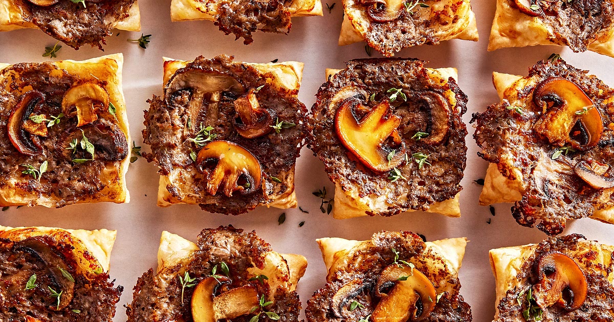 Upside-Down Cream Of Mushroom Tartlets Recipe | Samsung Food App