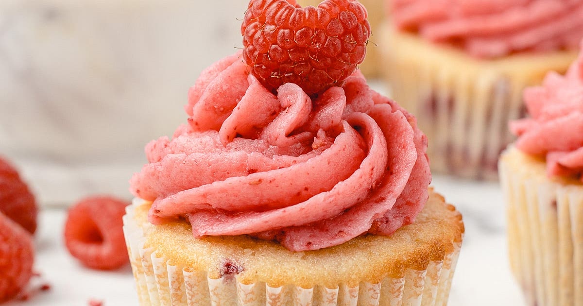 Raspberry Cupcakes Recipe | Samsung Food App