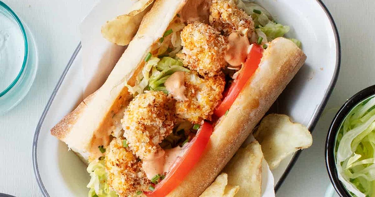 Crispy Cauliflower Po Boy Sandwich Recipe | Samsung Food App