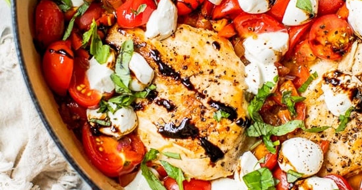 Caprese Chicken Skillet Recipe | Samsung Food App