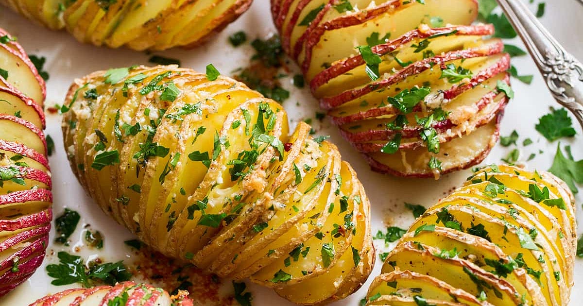 Hasselback Potatoes Recipe | Samsung Food App