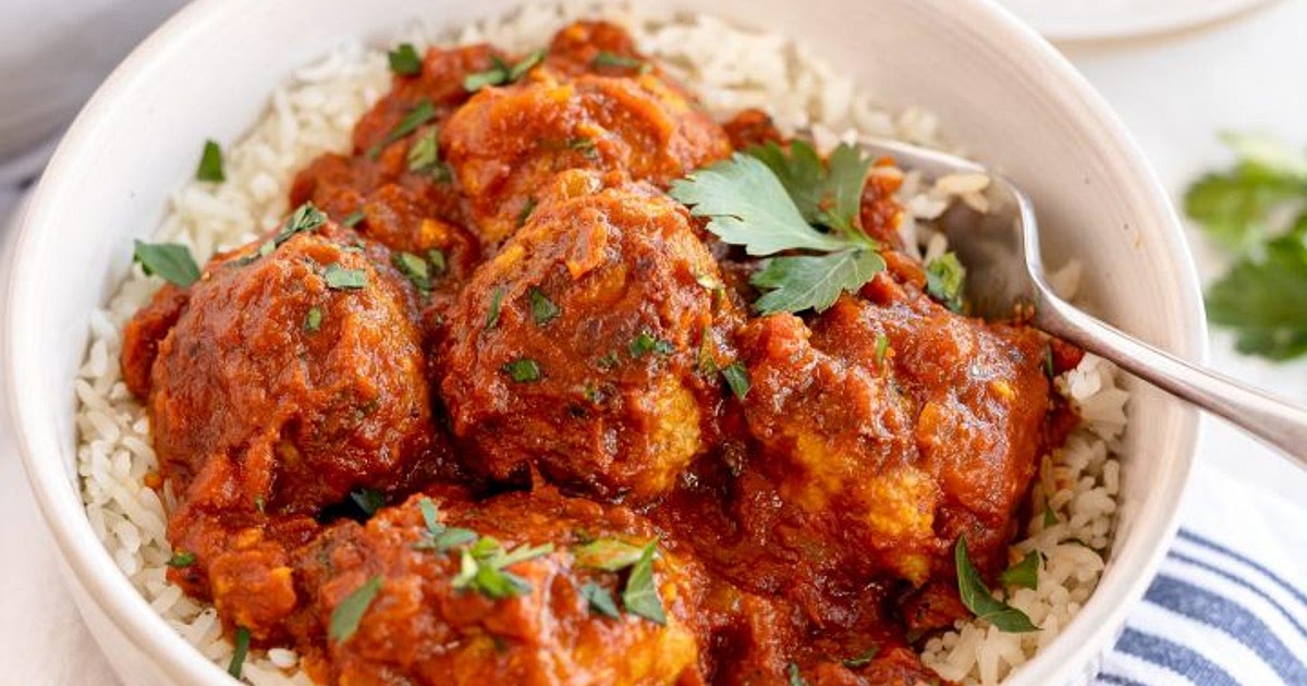 Chicken Tikka Masala Meatballs Recipe | Samsung Food App