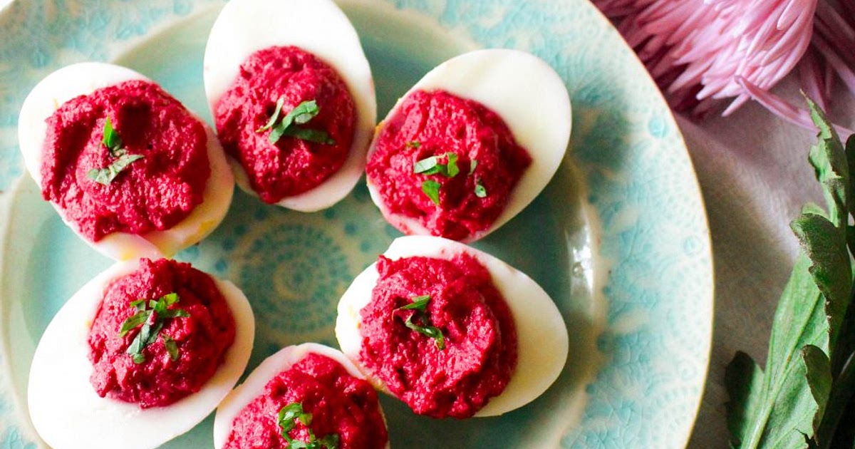 Beet Deviled Eggs Recipe | Samsung Food App