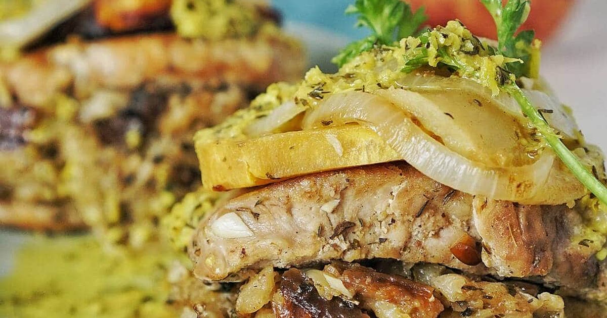 Instant Pot Stuffed Pork Chops Recipe | Samsung Food App