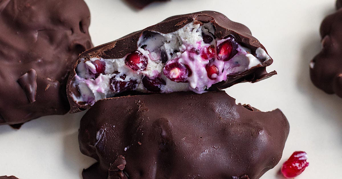 Chocolate Covered Pomegranate Yogurt Clusters Recipe | Samsung Food App