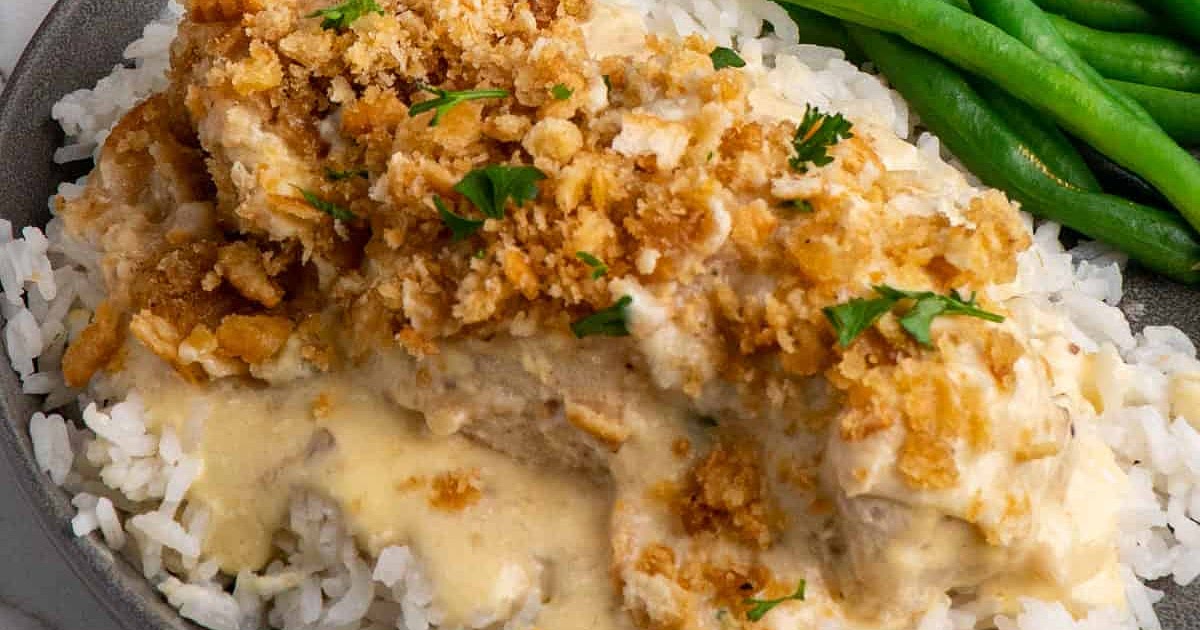 Slow Cooker Ritz Cracker Chicken Recipe | Samsung Food App