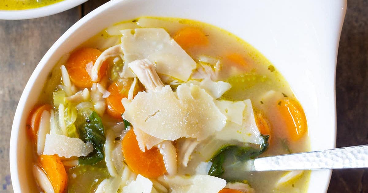 Italian Chicken Orzo Soup Recipe | Samsung Food App