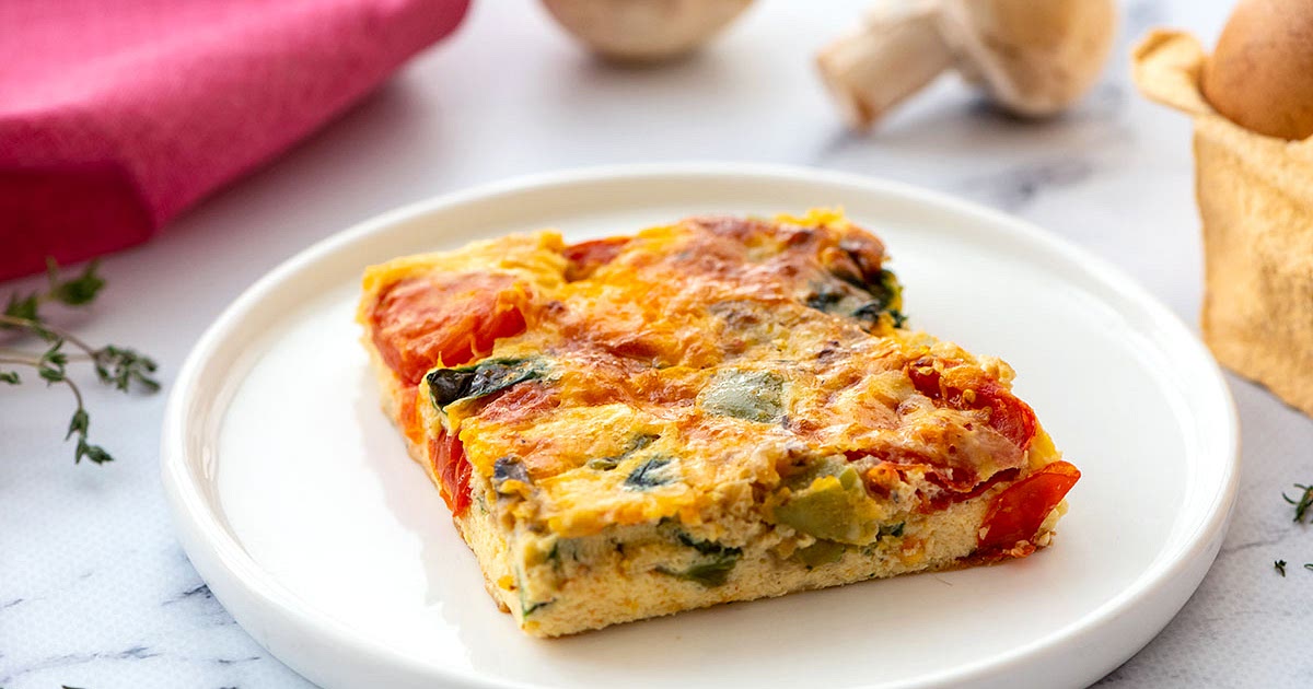 Loaded Vegetable Egg Bake Recipe | Samsung Food App