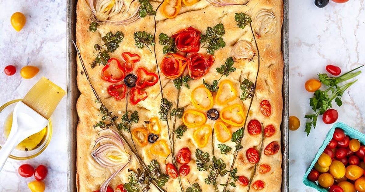 Focaccia Bread Art Recipe | Samsung Food App