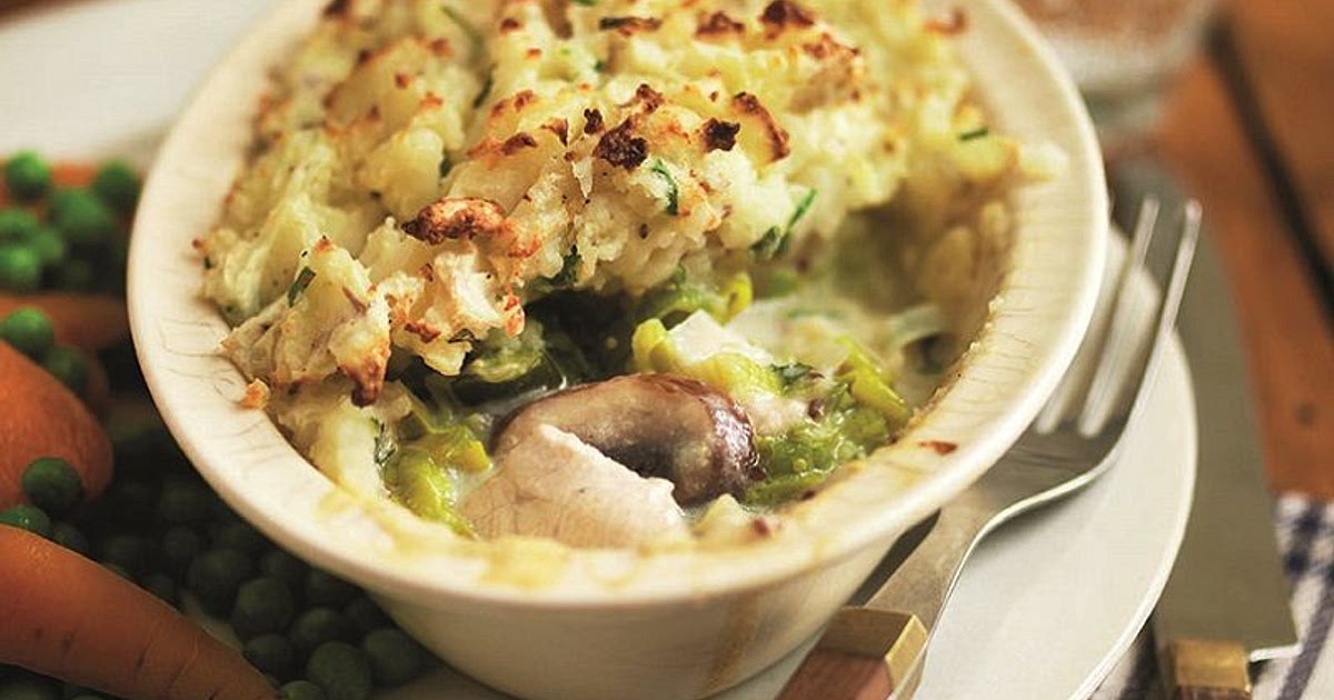 Chicken leek and mushroom pie Recipe | Samsung Food App